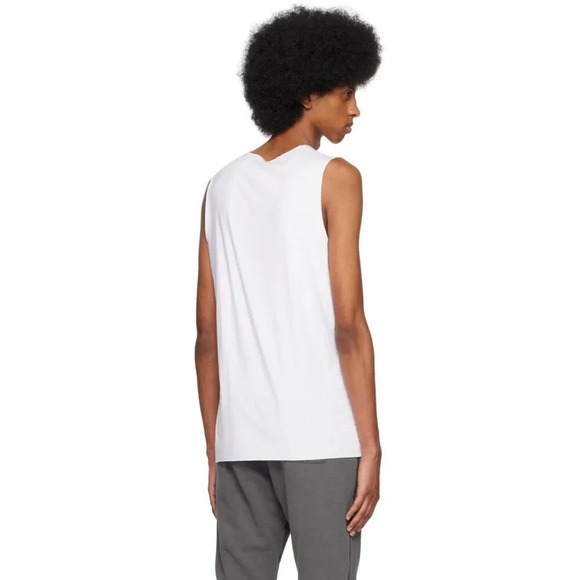 Wolford Men's White Pure Tank Top Modal Elastane Size XS - Picture 2 of 8